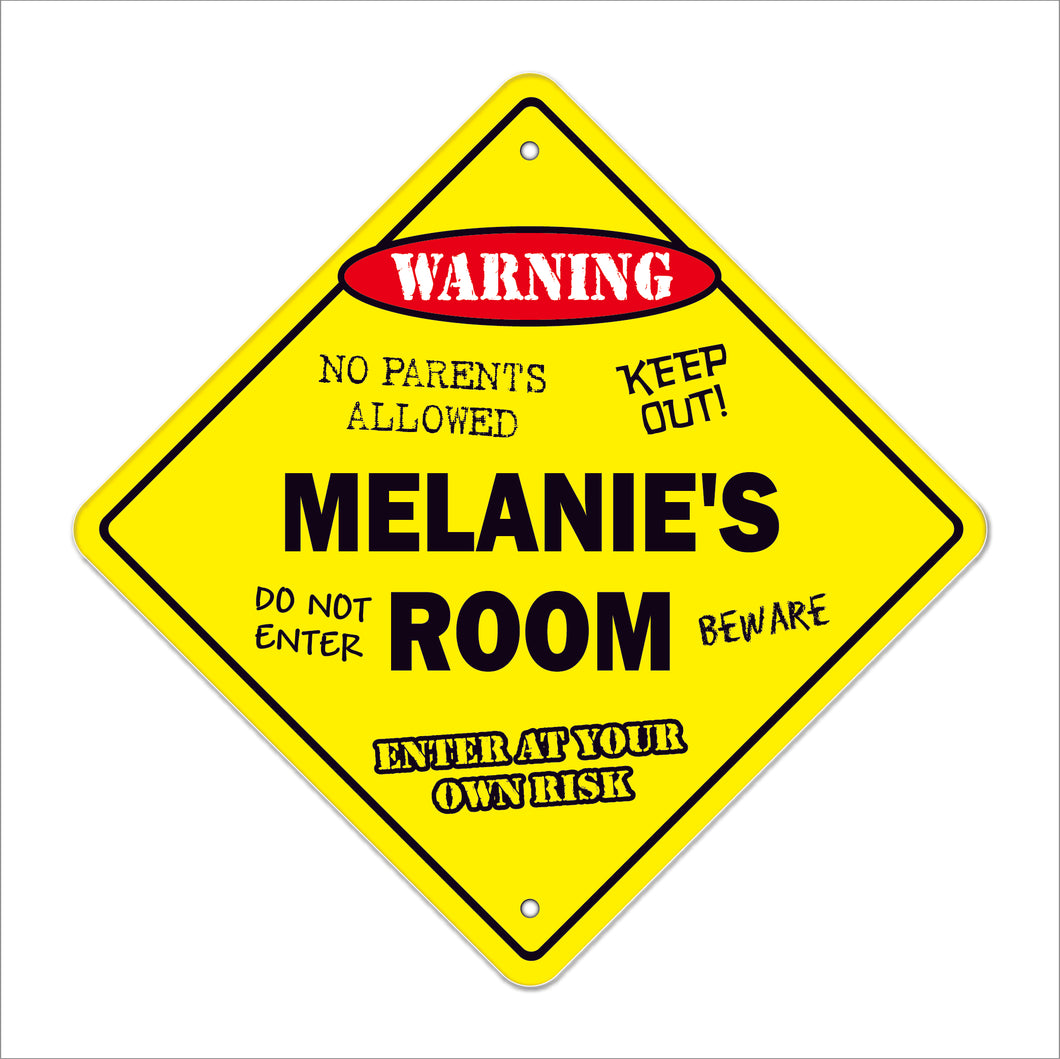 Melanie's Room Sign