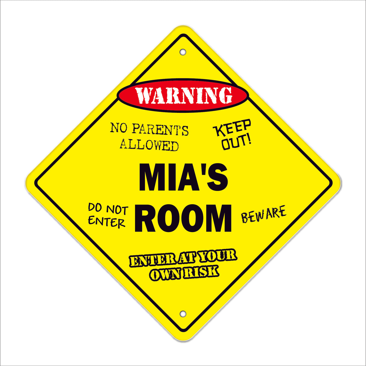 Mia's Room Sign