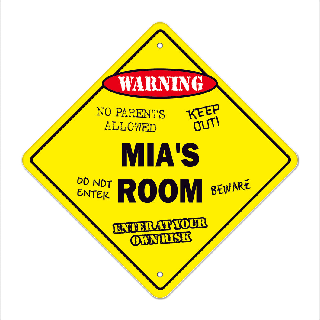 Mia's Room Sign