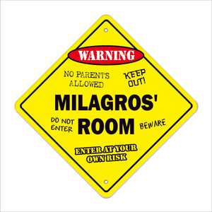 Milagros' Room Sign