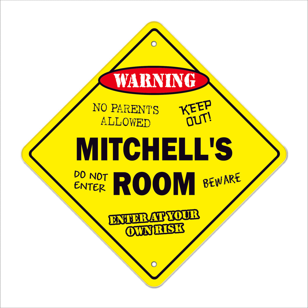 Mitchell's Room Sign