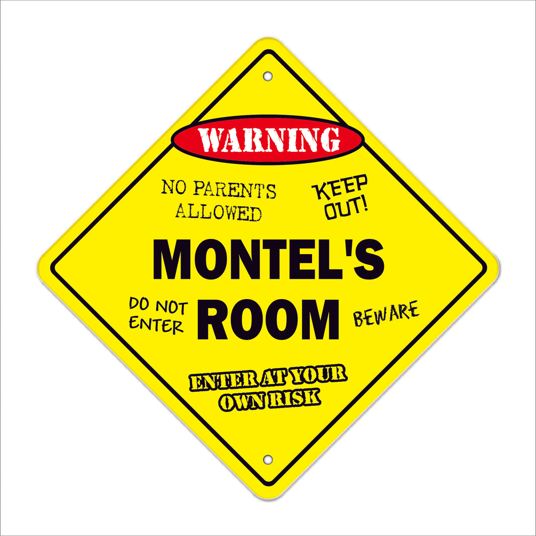 Montel's Room Sign