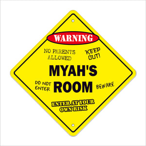 Myah's Room Sign