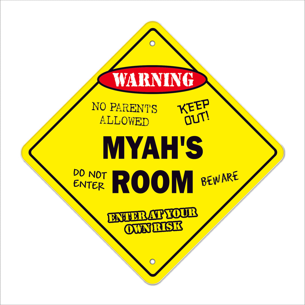 Myah's Room Sign