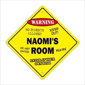 Naomi's Room Sign