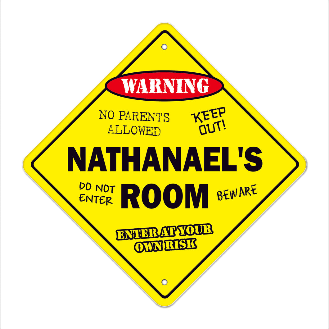 Nathanael's Room Sign