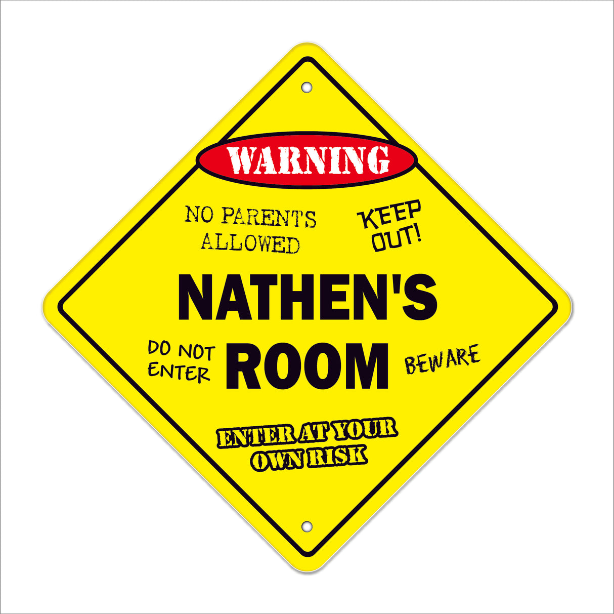 Nathen's Room Sign