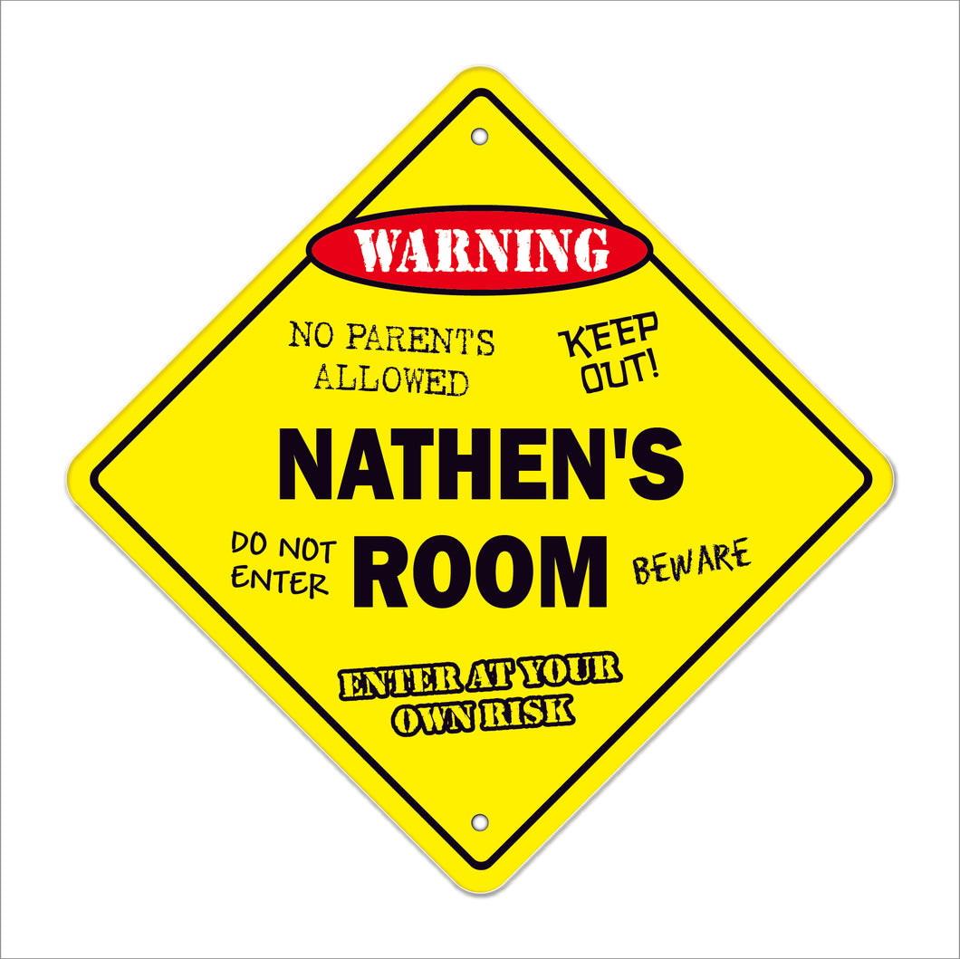 Nathen's Room Sign