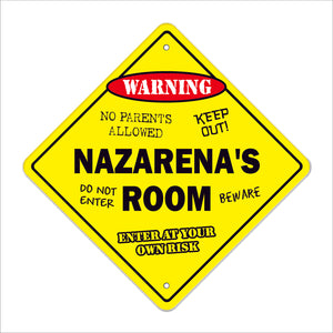 Nazarena's Room Sign