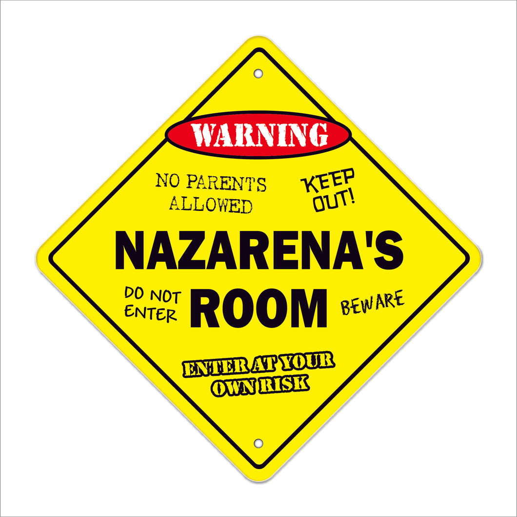 Nazarena's Room Sign