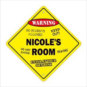 Nicole's Room Sign