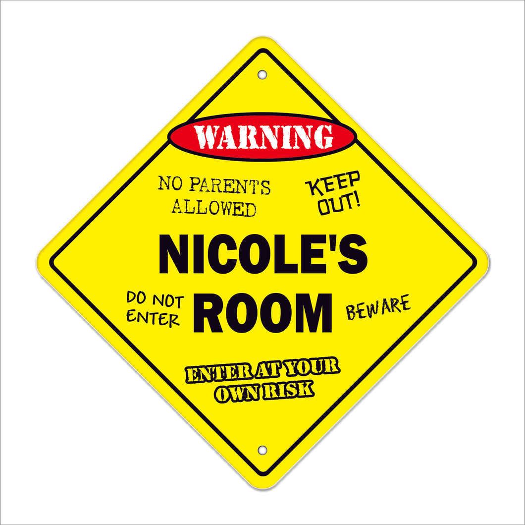 Nicole's Room Sign