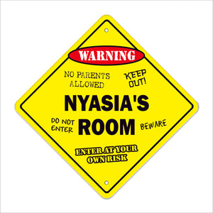 Nyasia's Room Sign