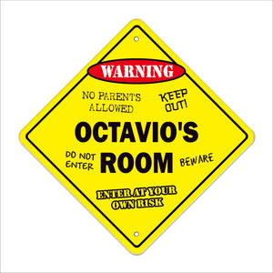 Octavio's Room Sign