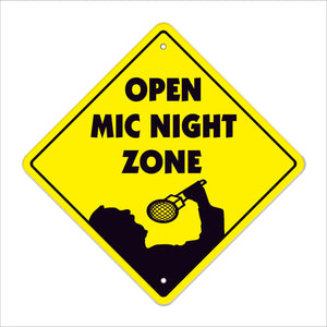 Openmic Crossing Sign