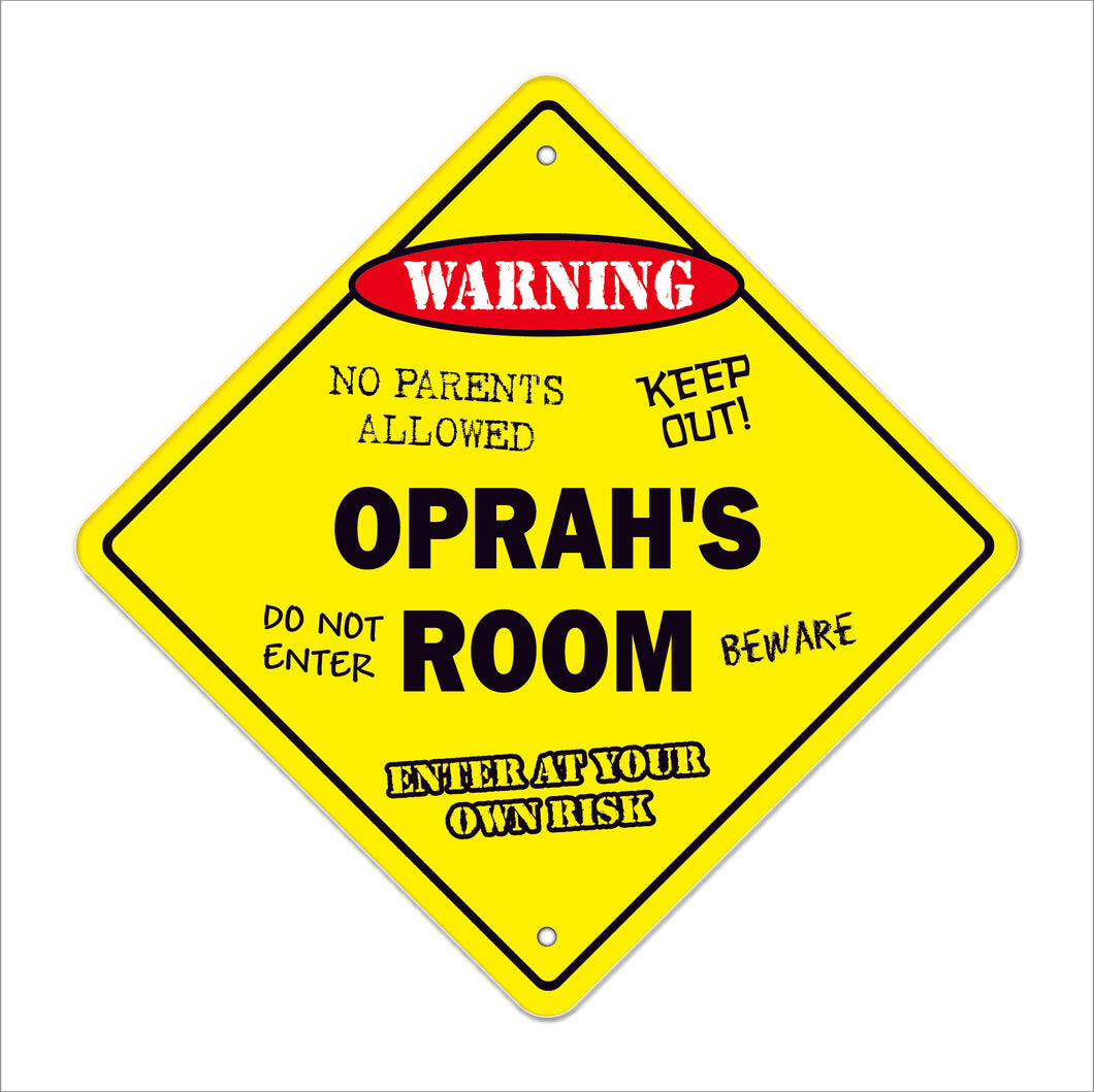 Oprah's Room Sign