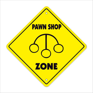 Pawn Shop Crossing Sign