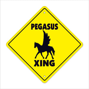Pegasus Crossing Sign