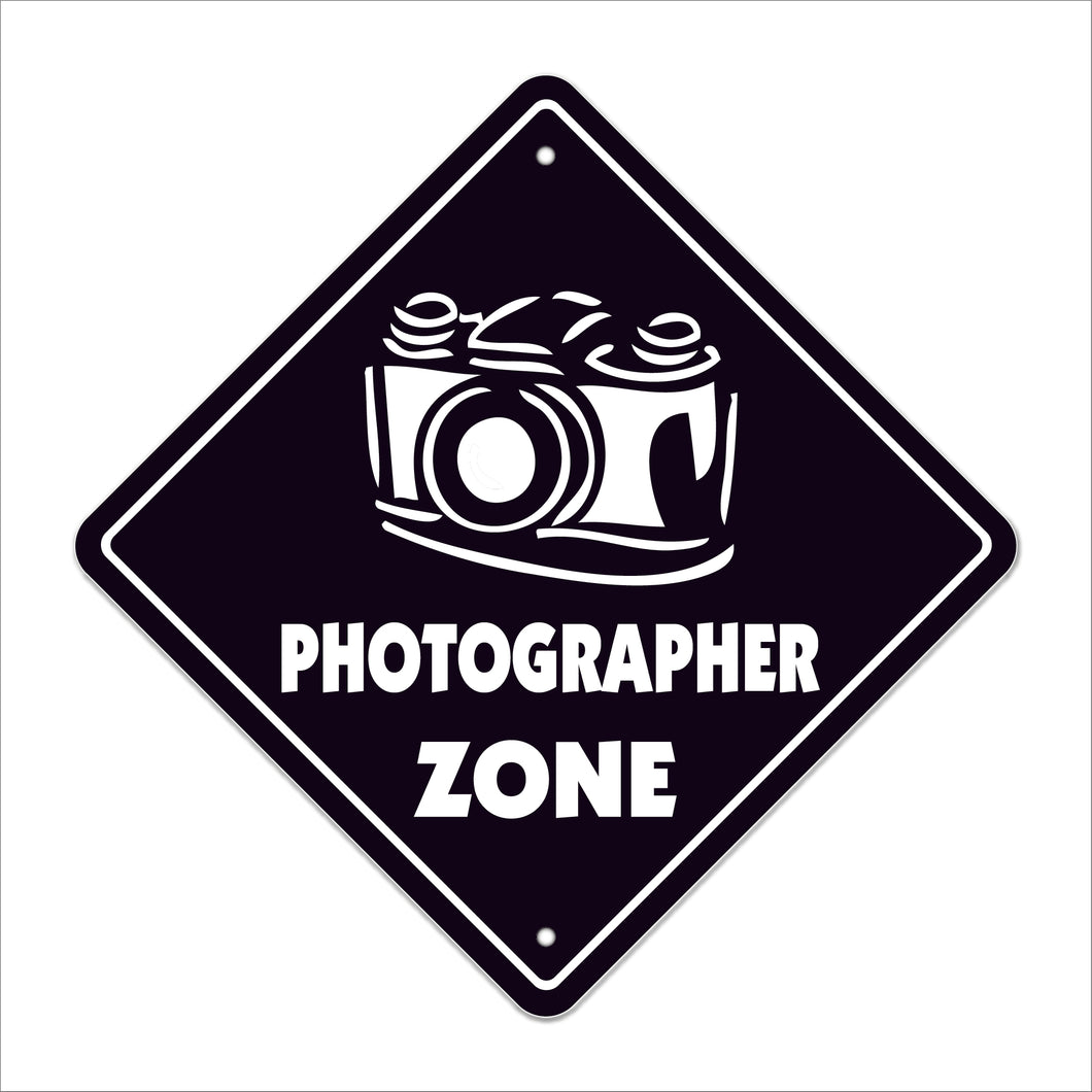 Photographer Crossing Sign
