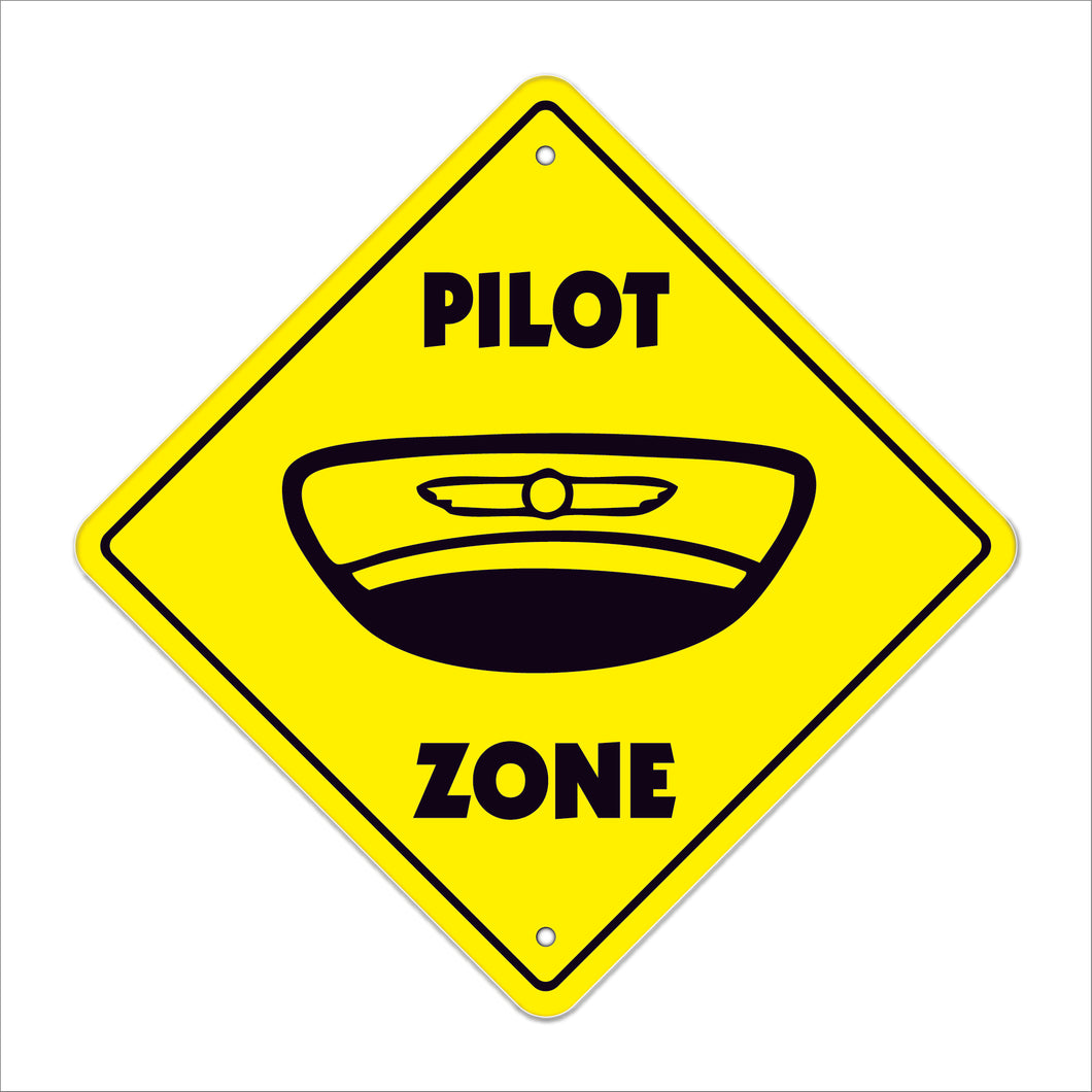 Pilot Crossing Sign