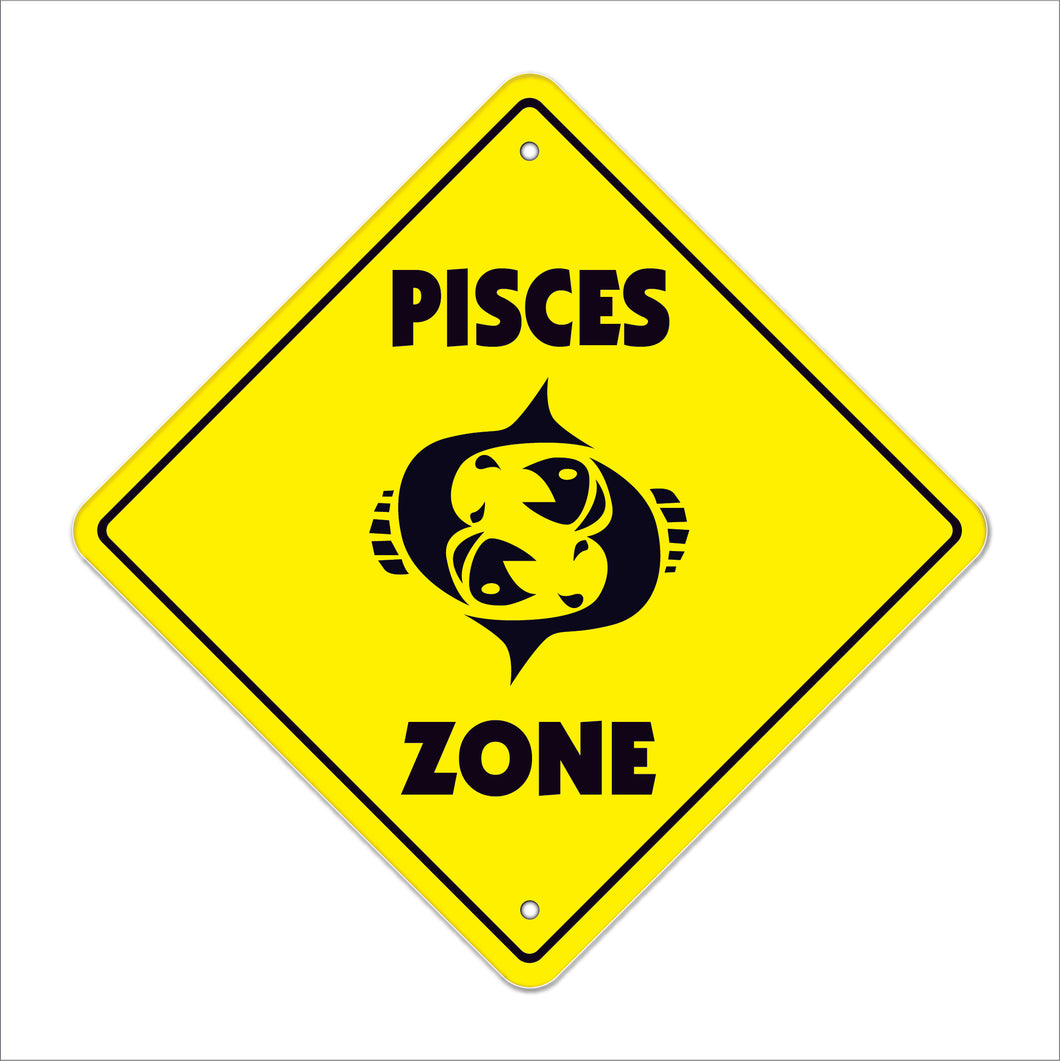 Pisces Crossing Sign