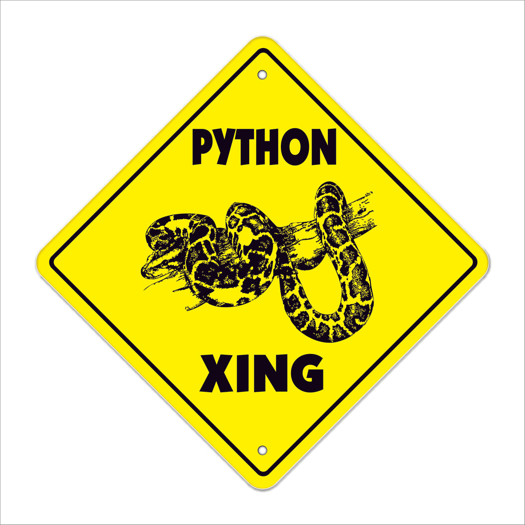Python Crossing Sign