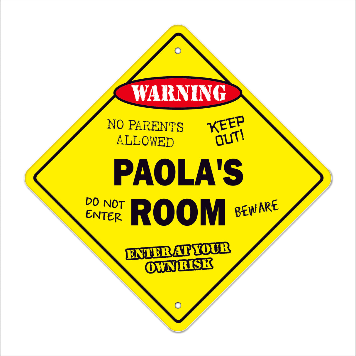 Paola's Room Sign