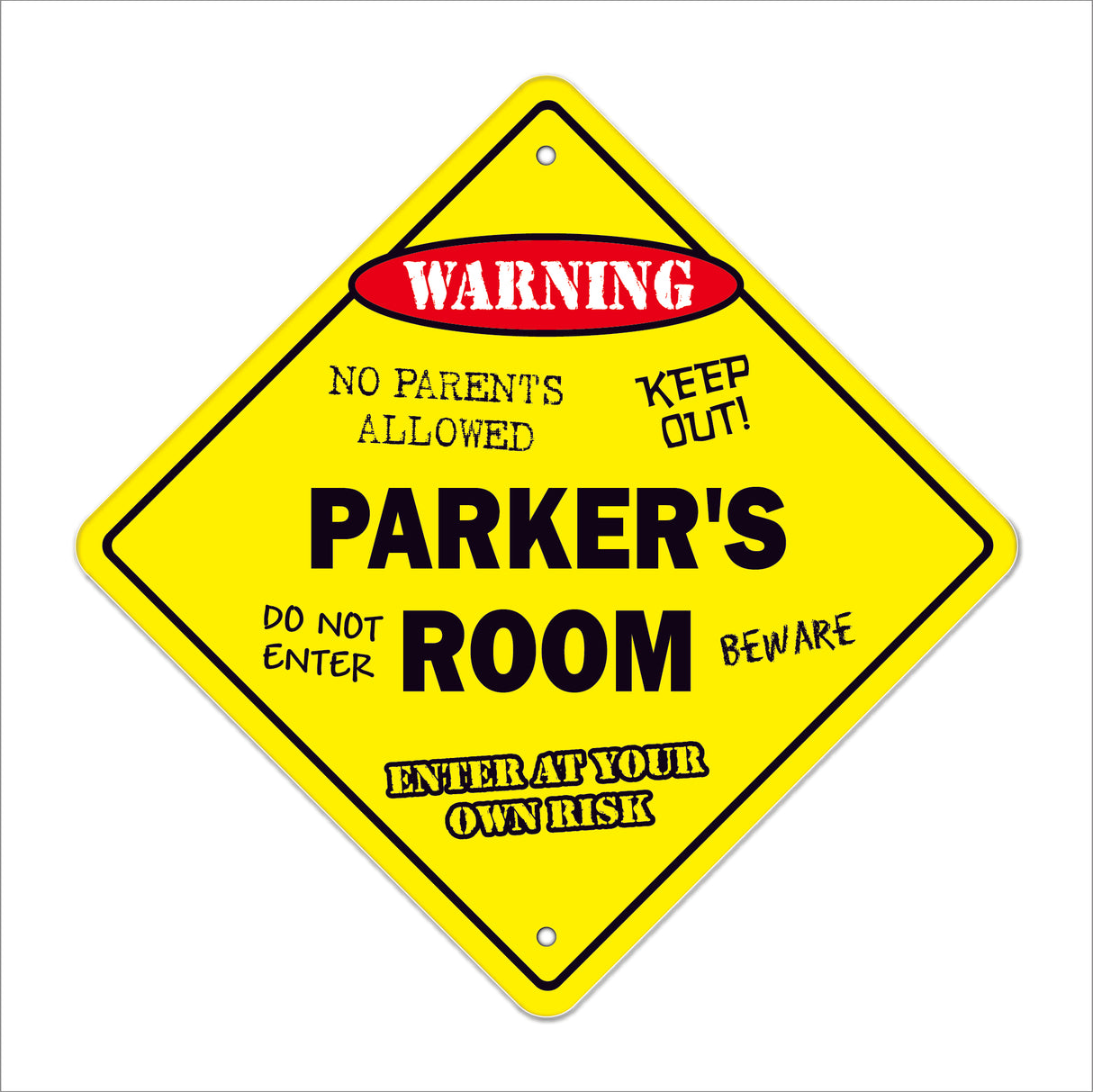 Parker's Room Sign