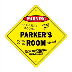 Parker's Room Sign