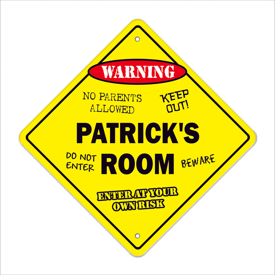 Patrick's Room Sign