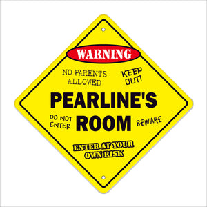 Pearline's Room Sign