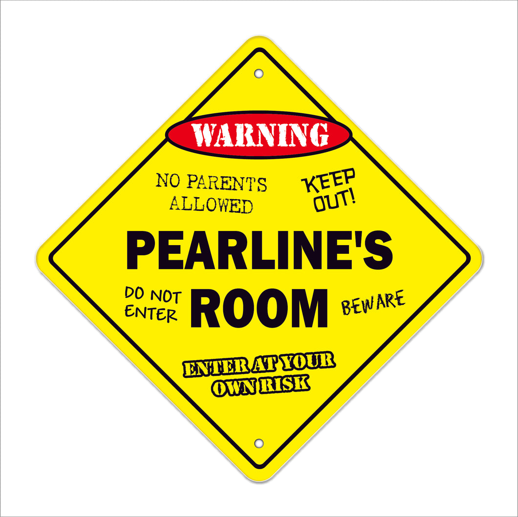 Pearline's Room Sign