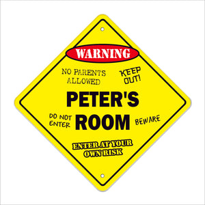 Peter's Room Sign