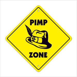 Pimp Crossing Sign