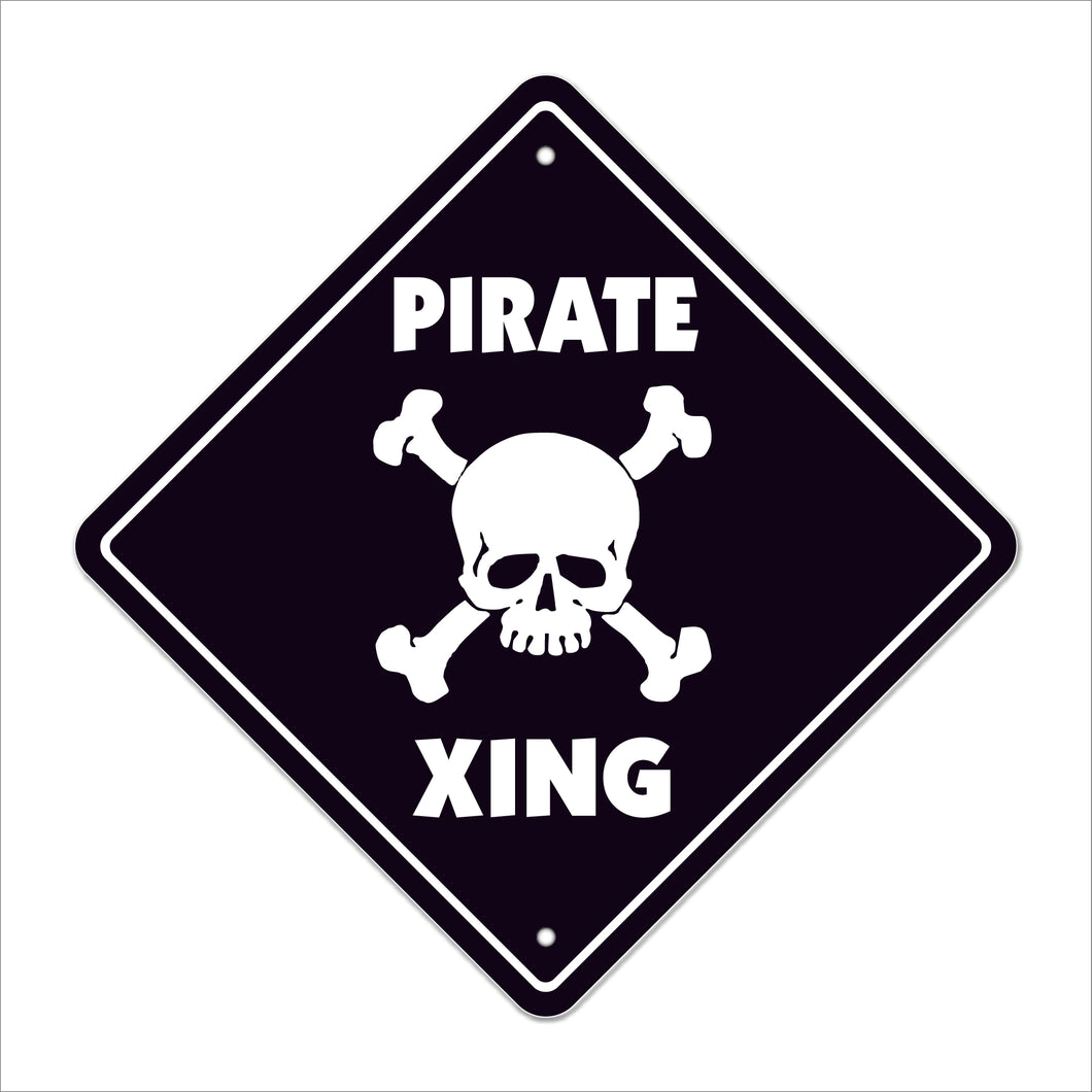 Pirate Crossing Sign