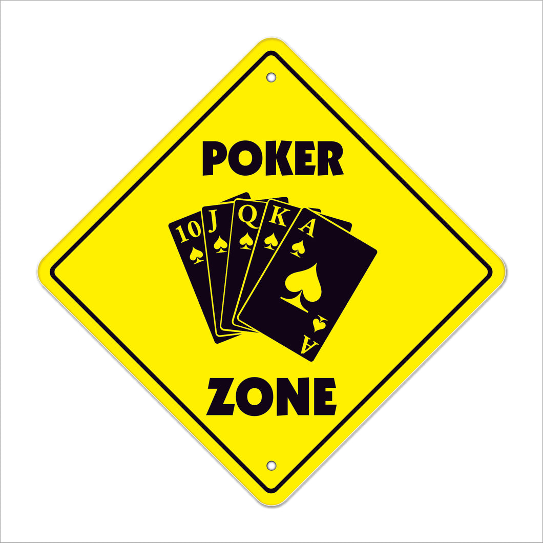 Poker Crossing Sign