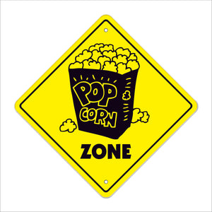 Popcorn Crossing Sign