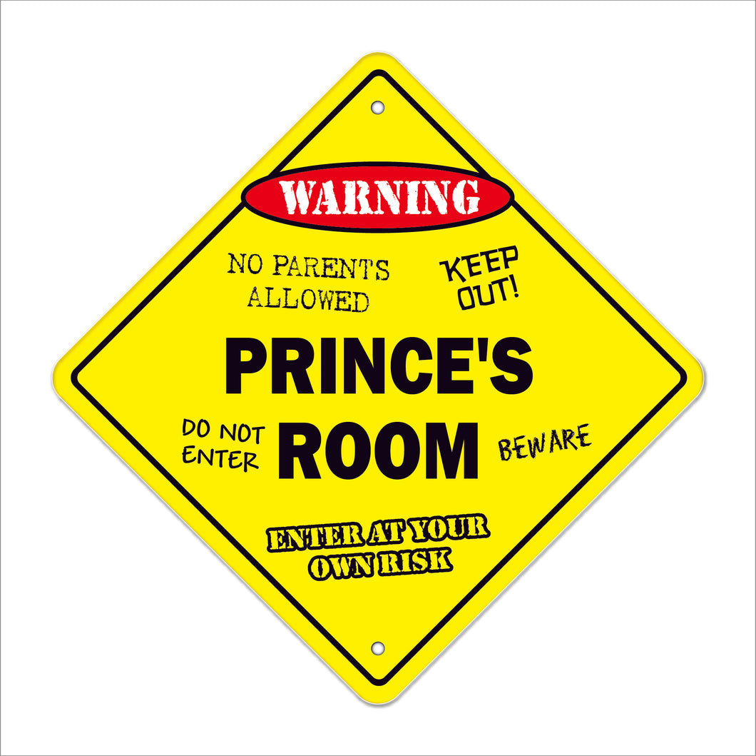 Prince's Room Sign