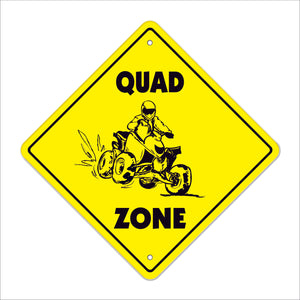Quad Crossing Sign