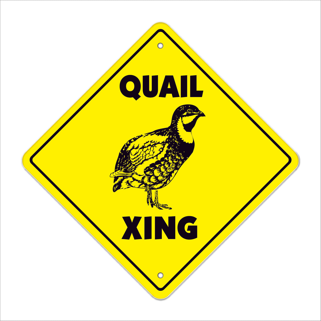 Quail Crossing Sign