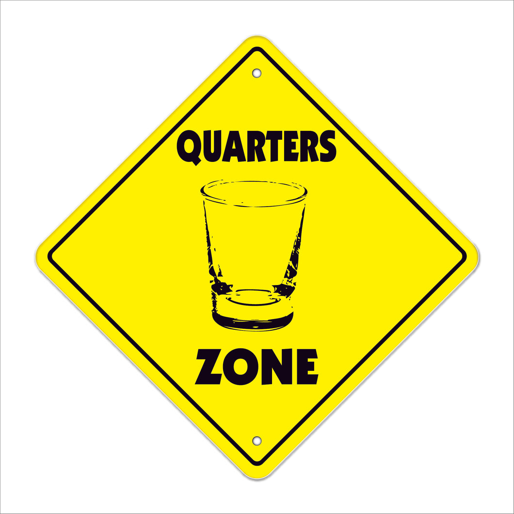 Quarters Crossing Sign