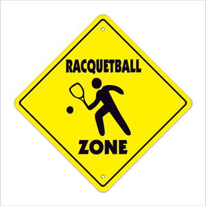 Racquetball Crossing Sign