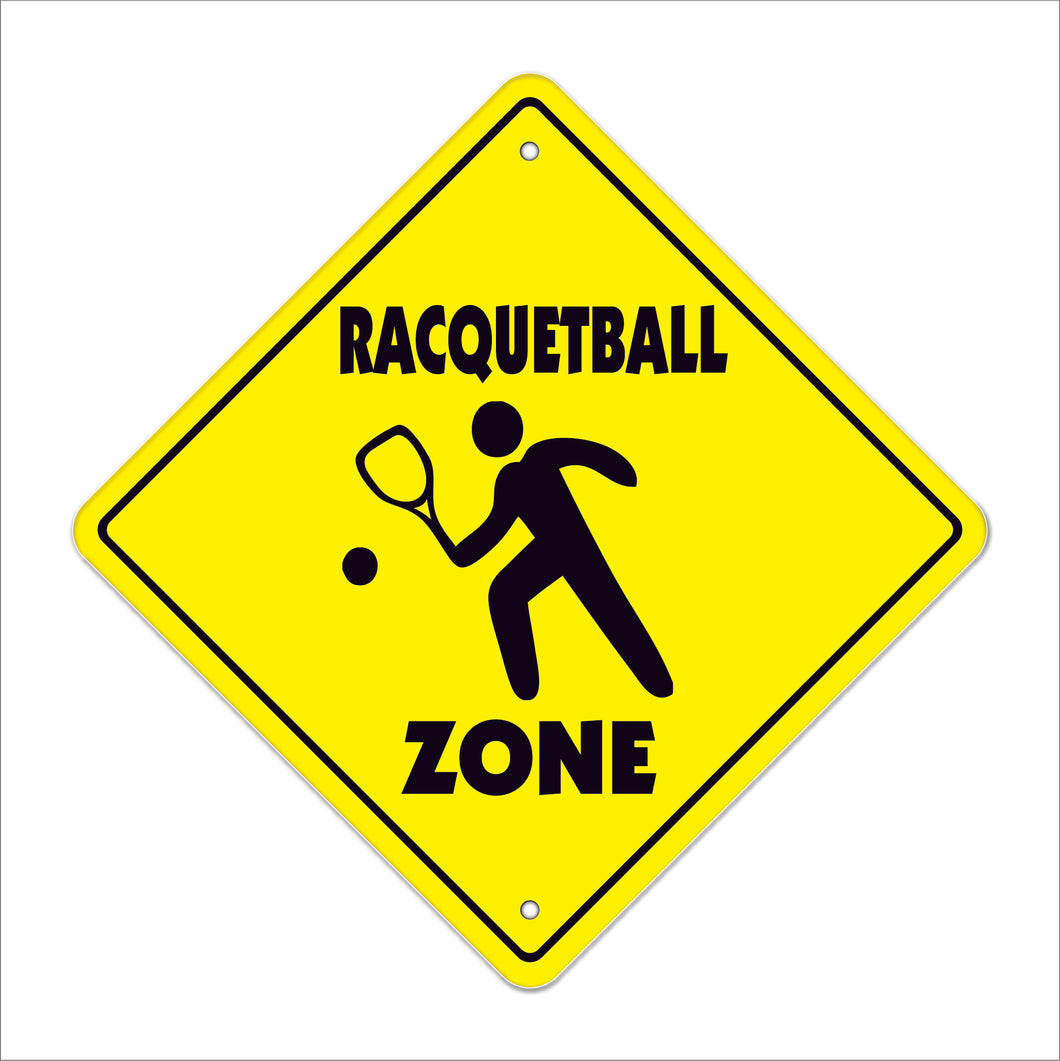 Racquetball Crossing Sign