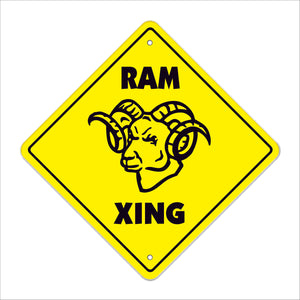 Ram Crossing Sign