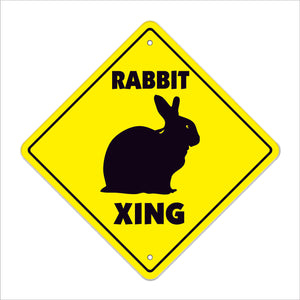 Rabbit Crossing Sign