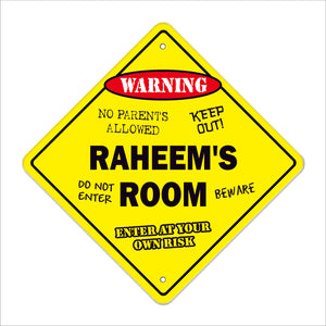 Raheem's Room Sign