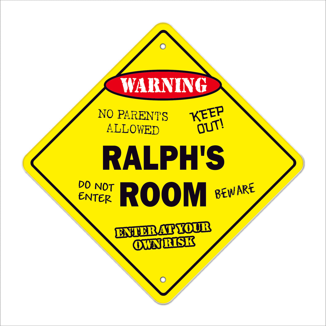 Ralph's Room Sign