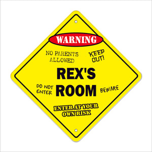 Rex's Room Sign