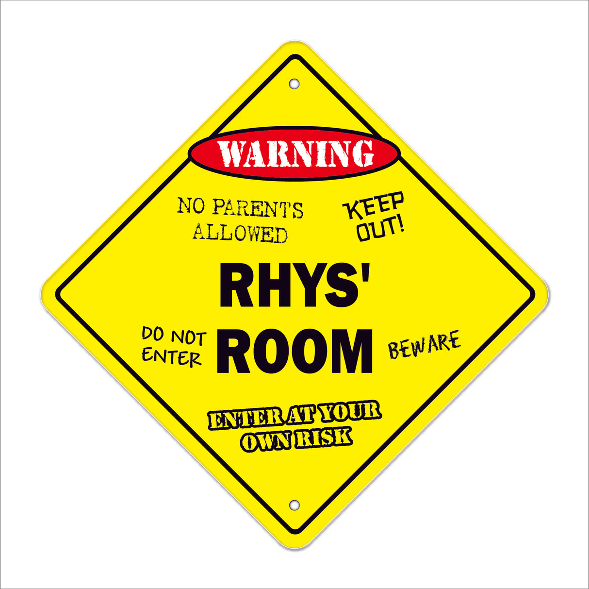 Rhys' Room Sign