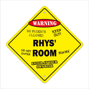 Rhys' Room Sign